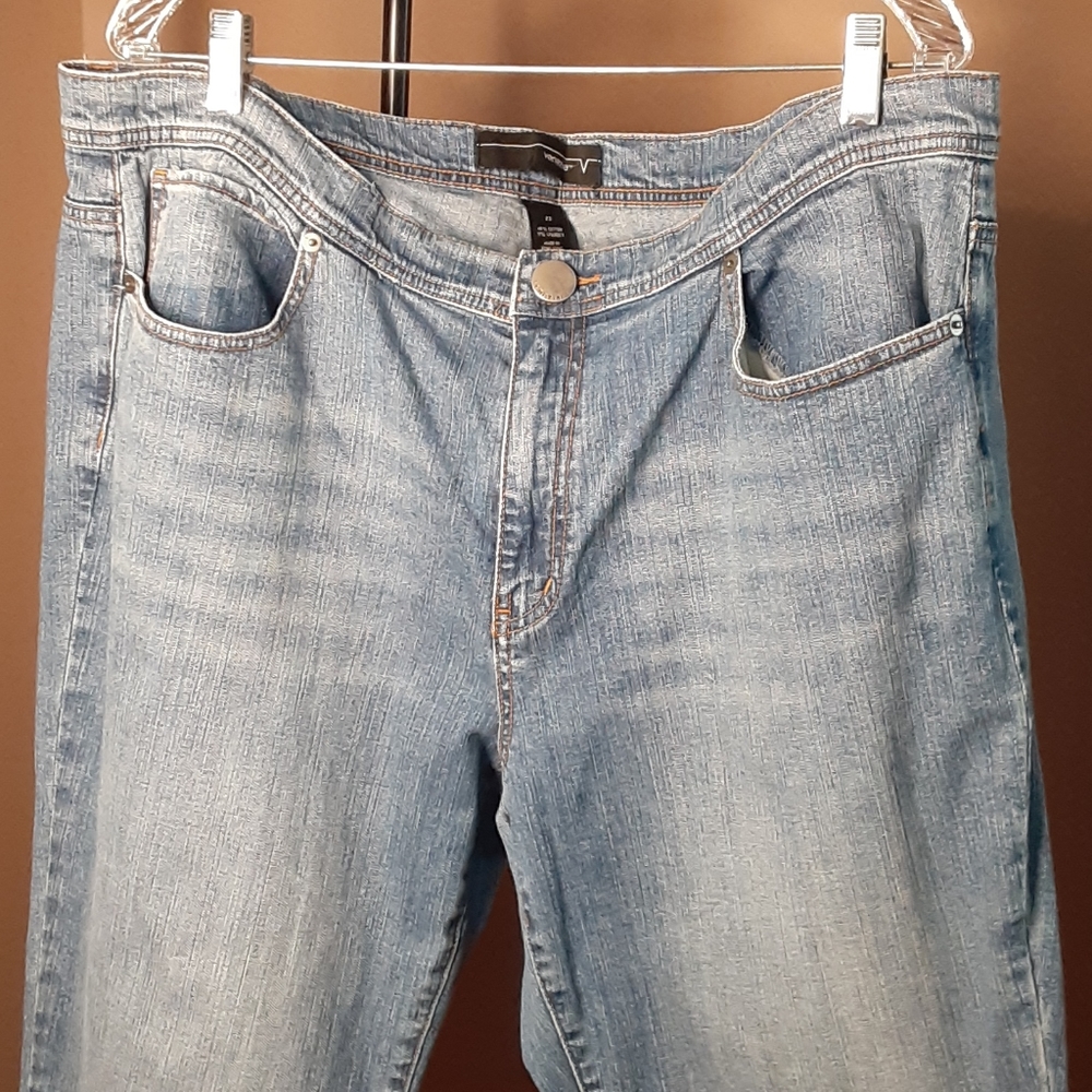 Venezia Plus Size Womens Jean's Touch Sparkle 22